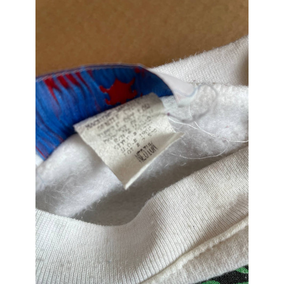 Vintage Turtle Bay Snow Deer Trees Nature Ribbon Sweatshirt Medium - Picture 6 of 11